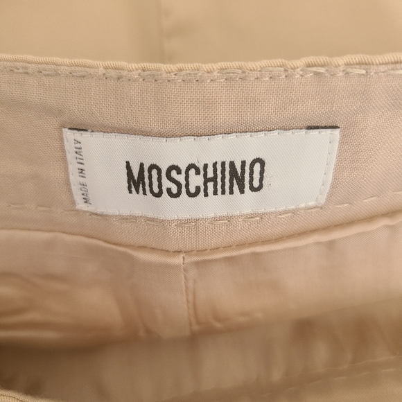 Moschino Tan Back Slit Pencil Skirt - Picture 3 of 7